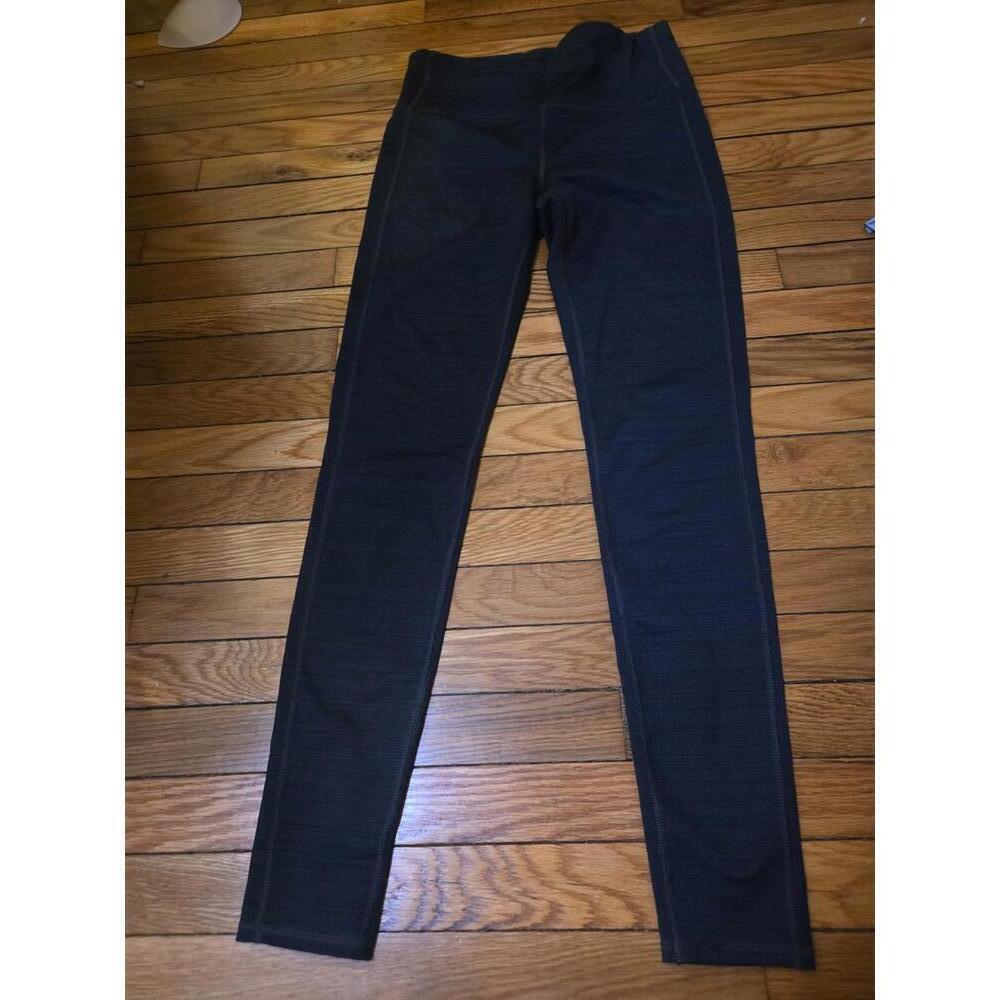 Athleta Black Textured Leggings Size Small
